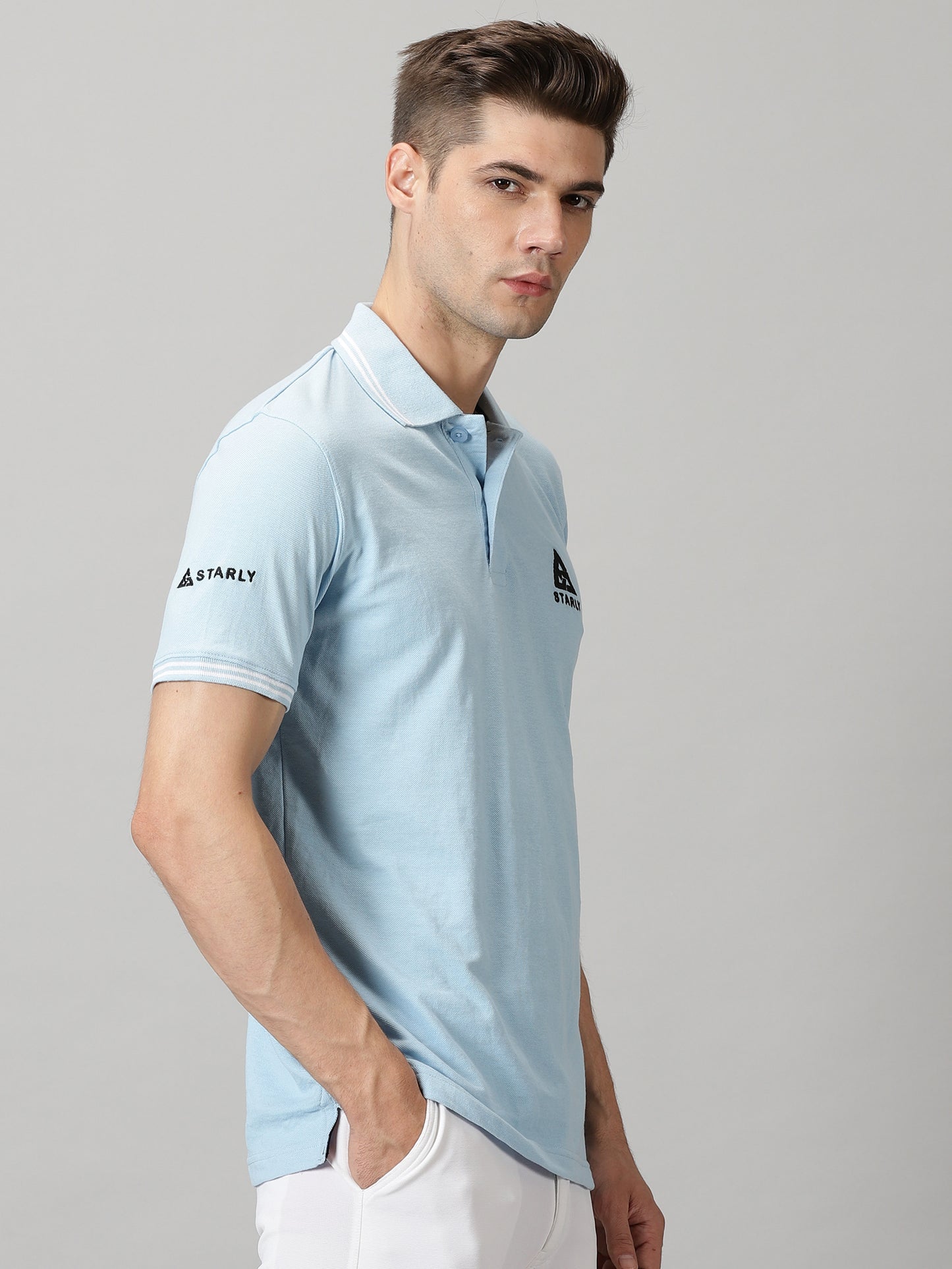 Classic Comfort: Men's Solid Polo T-Shirts