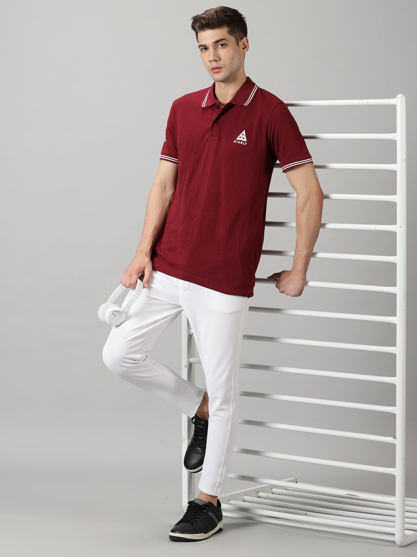 Classic Comfort: Men's Solid Polo T-Shirts