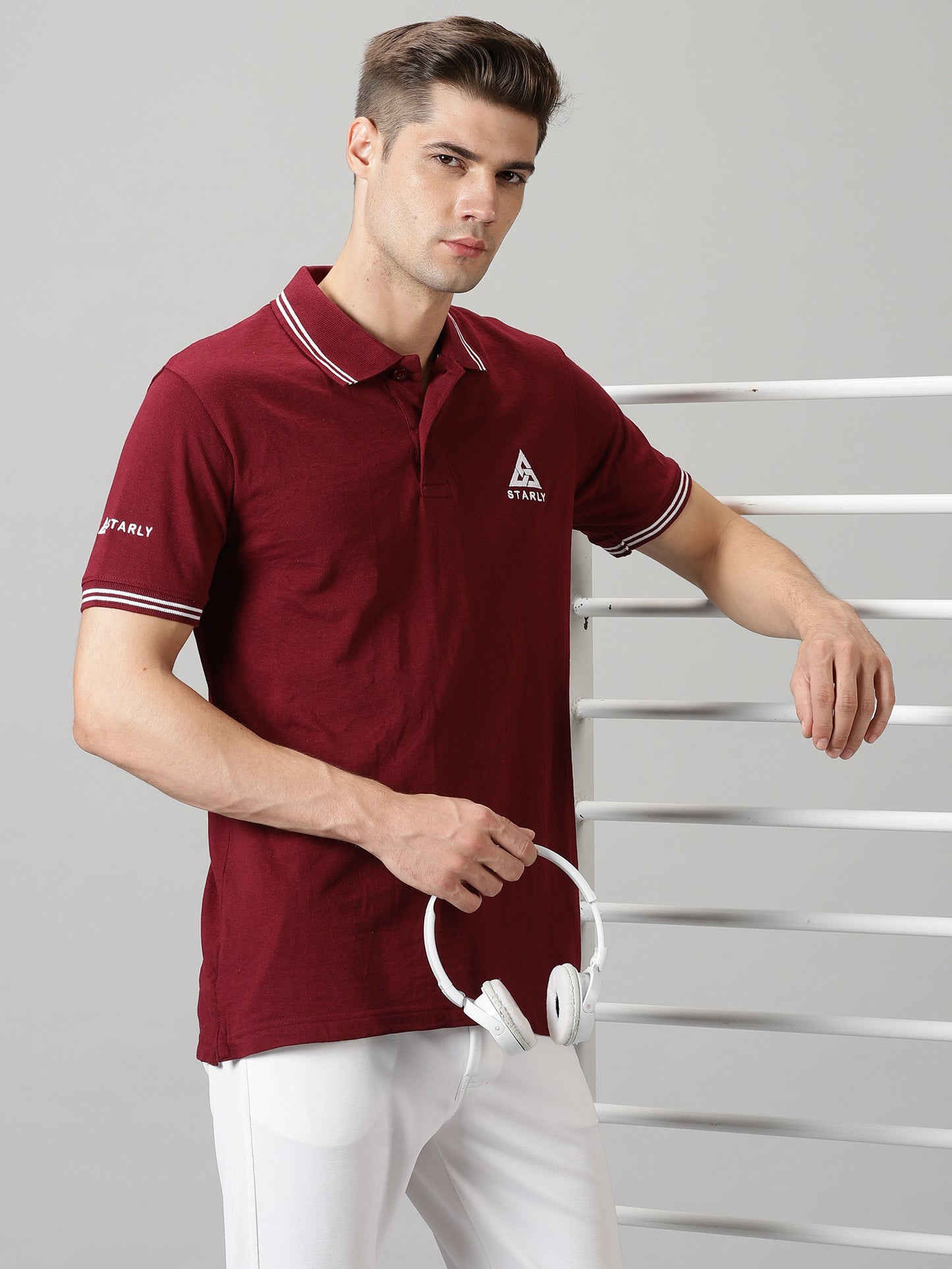 Classic Comfort: Men's Solid Polo T-Shirts