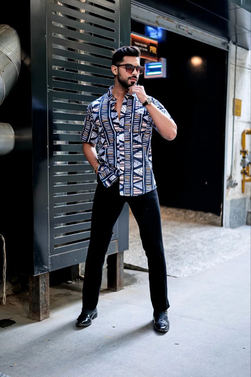 Cotton Half Sleeve Men's Shirt