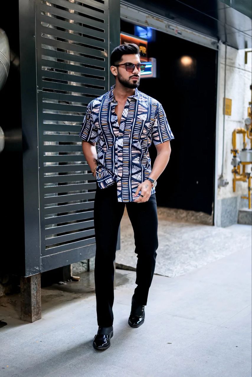 Cotton Half Sleeve Men's Shirt