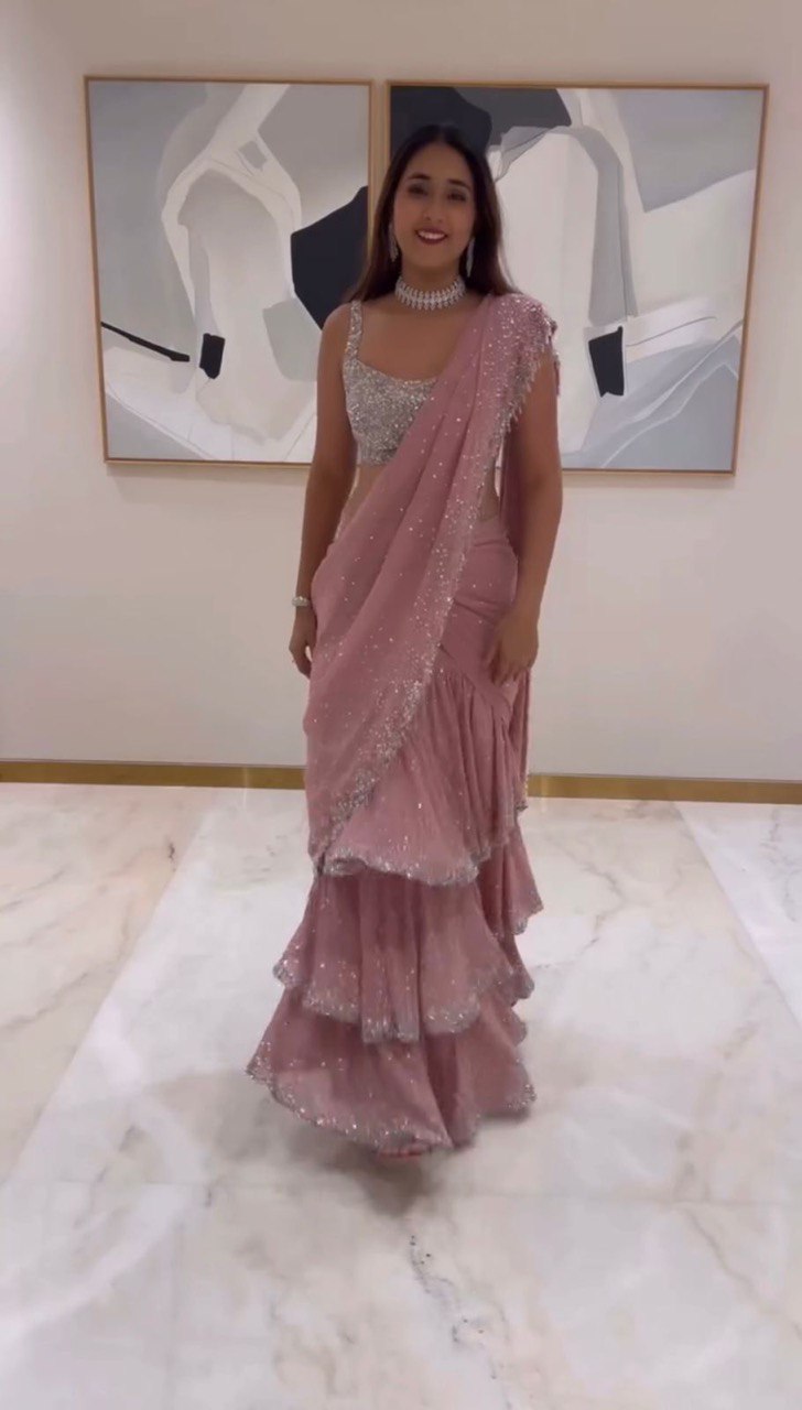 Ready-to-Wear Lehenga Saree – Effortless Elegance