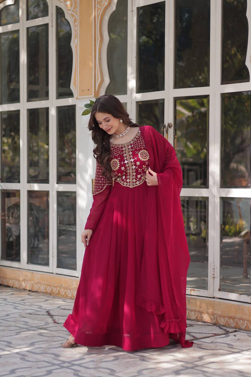 Premium Designer Readymade Gowns & Dressess & Dresses with Dupatta Collection