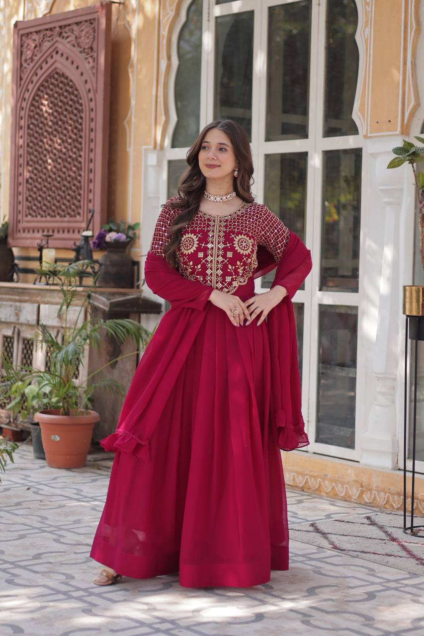 Premium Designer Readymade Gowns & Dressess & Dresses with Dupatta Collection