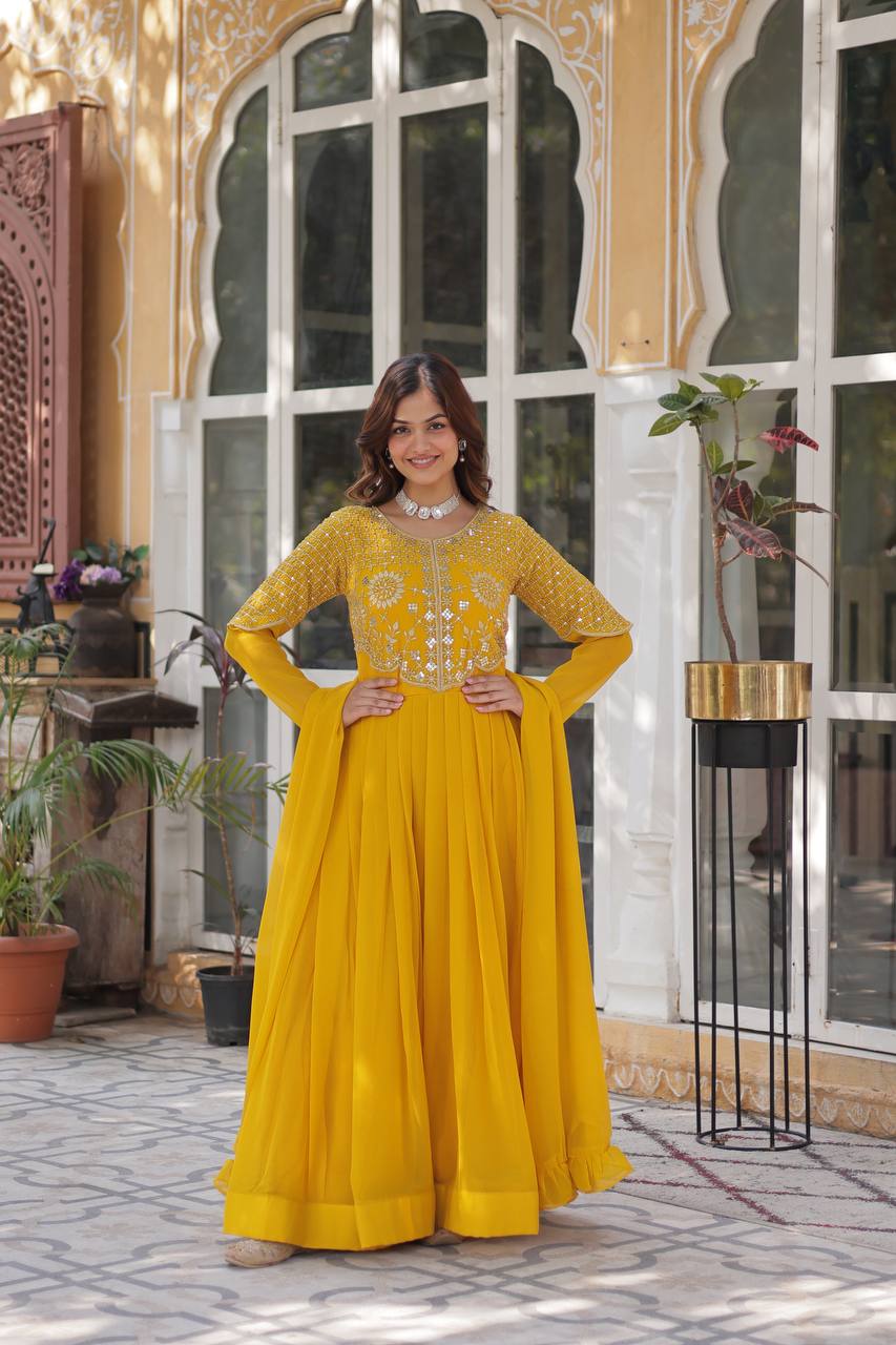 Premium Designer Readymade Gowns & Dressess & Dresses with Dupatta Collection
