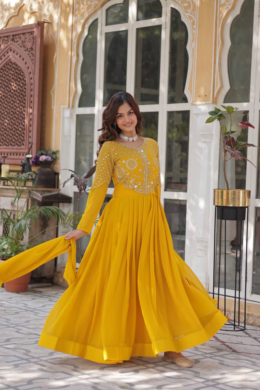 Premium Designer Readymade Gowns & Dressess & Dresses with Dupatta Collection