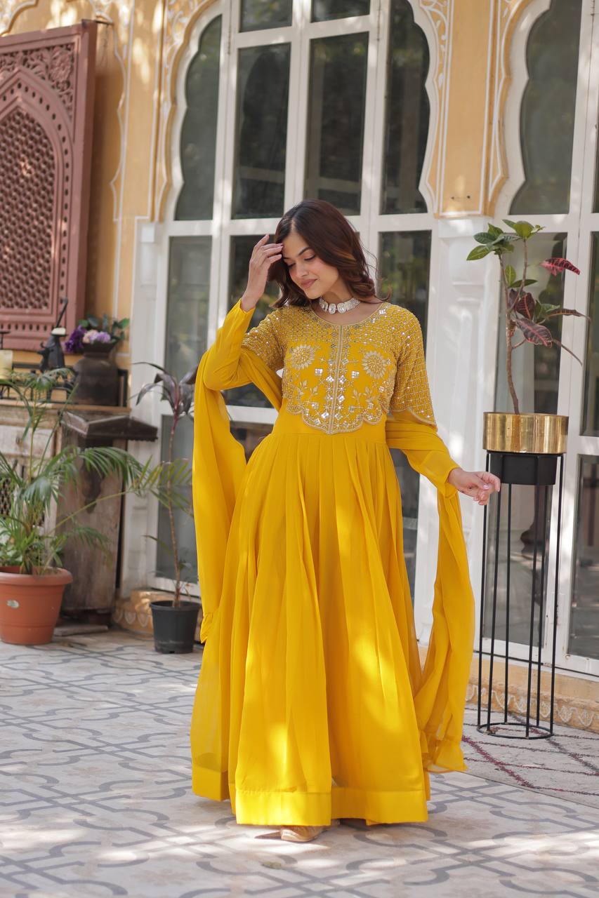 Premium Designer Readymade Gowns & Dressess & Dresses with Dupatta Collection