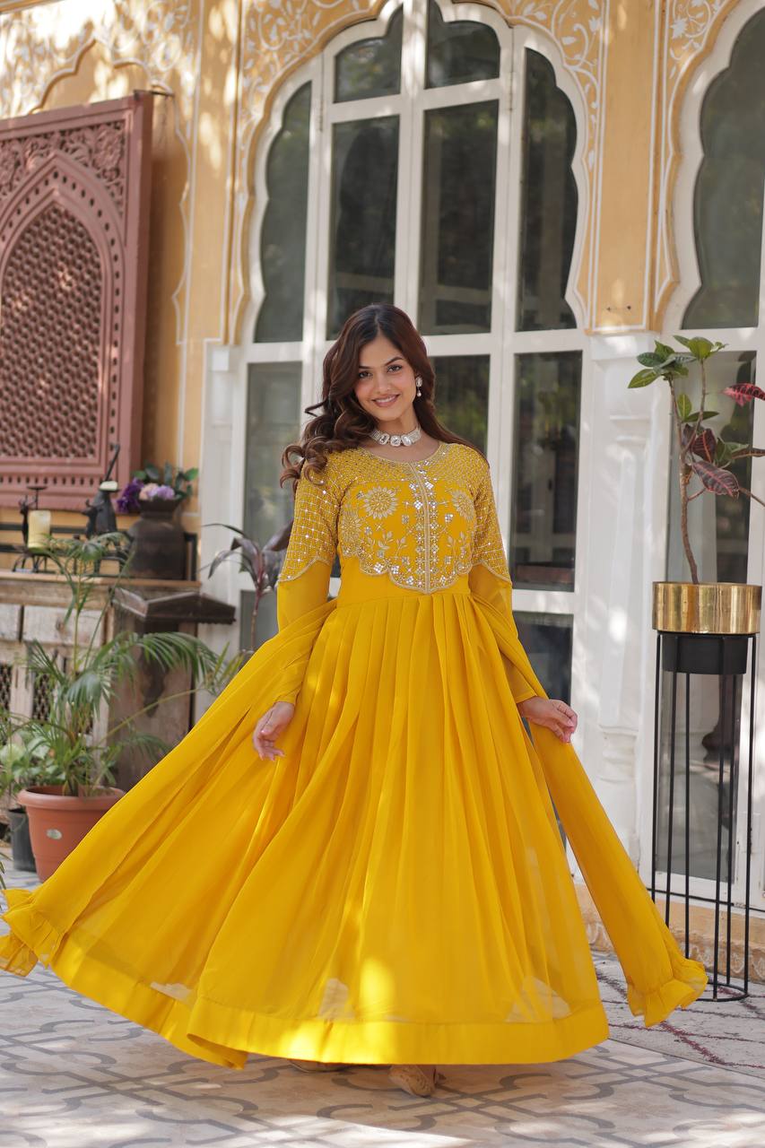 Premium Designer Readymade Gowns & Dressess & Dresses with Dupatta Collection