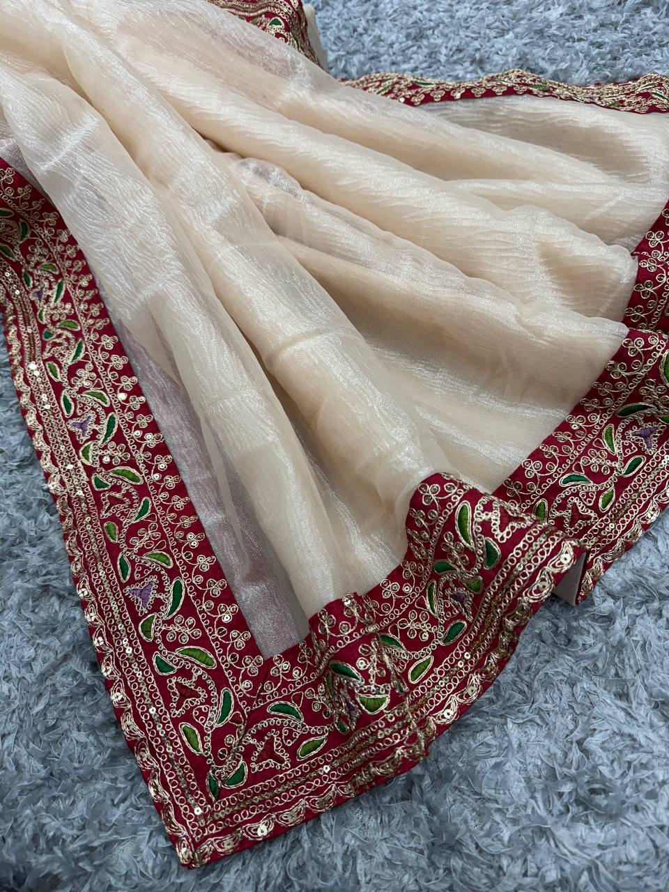 Exclusive Designer Sequins Saree