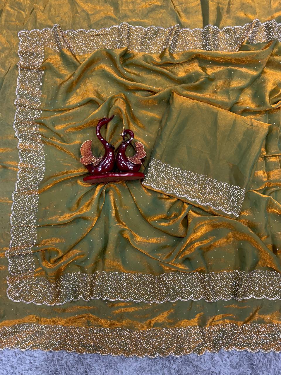 Trending Designer Diamond Work Saree Collection