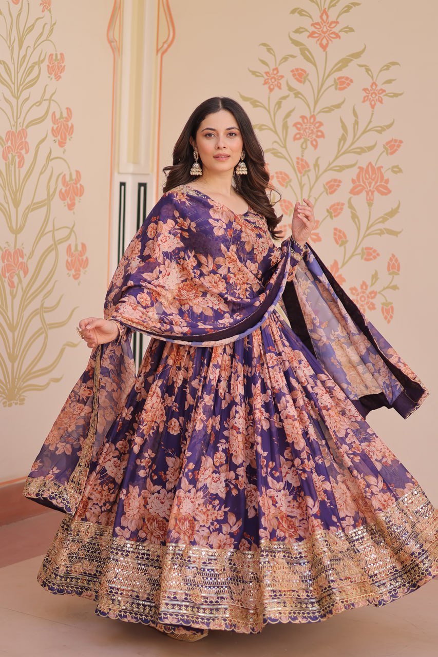 Premium Designer Readymade Gowns & Dressess & Dresses with Dupatta