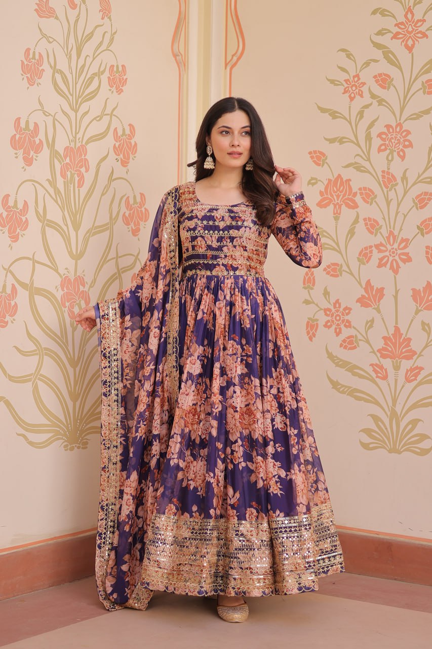 Premium Designer Readymade Gowns & Dressess & Dresses with Dupatta