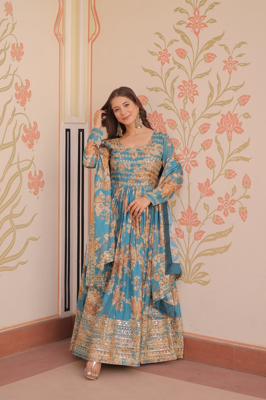 Premium Designer Readymade Gowns & Dressess & Dresses with Dupatta
