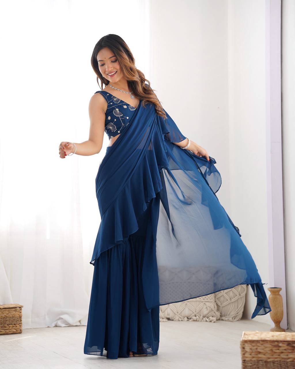 Ready to Wear Sharara Saree