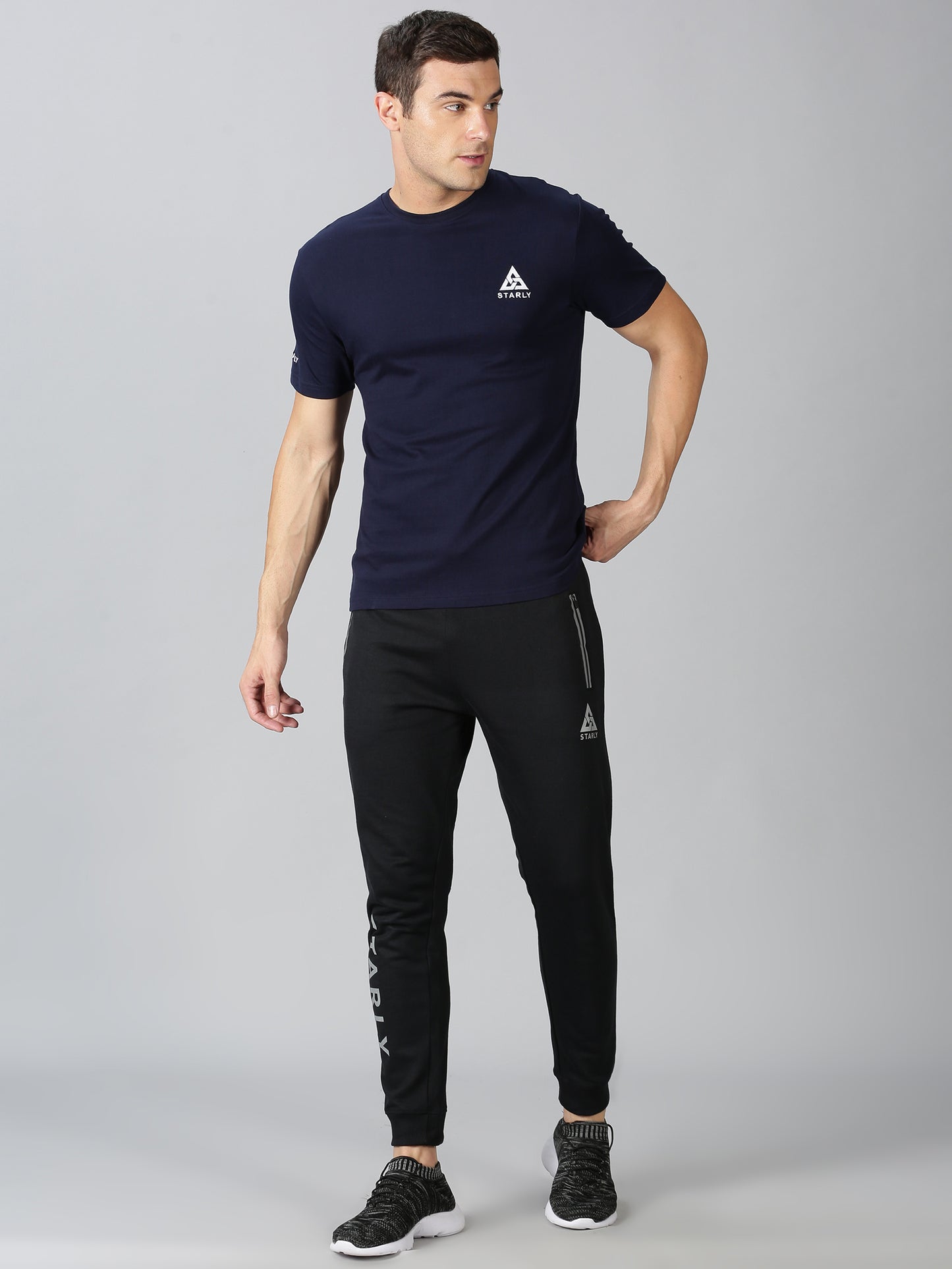 Navy-Blue Black Co-Ords