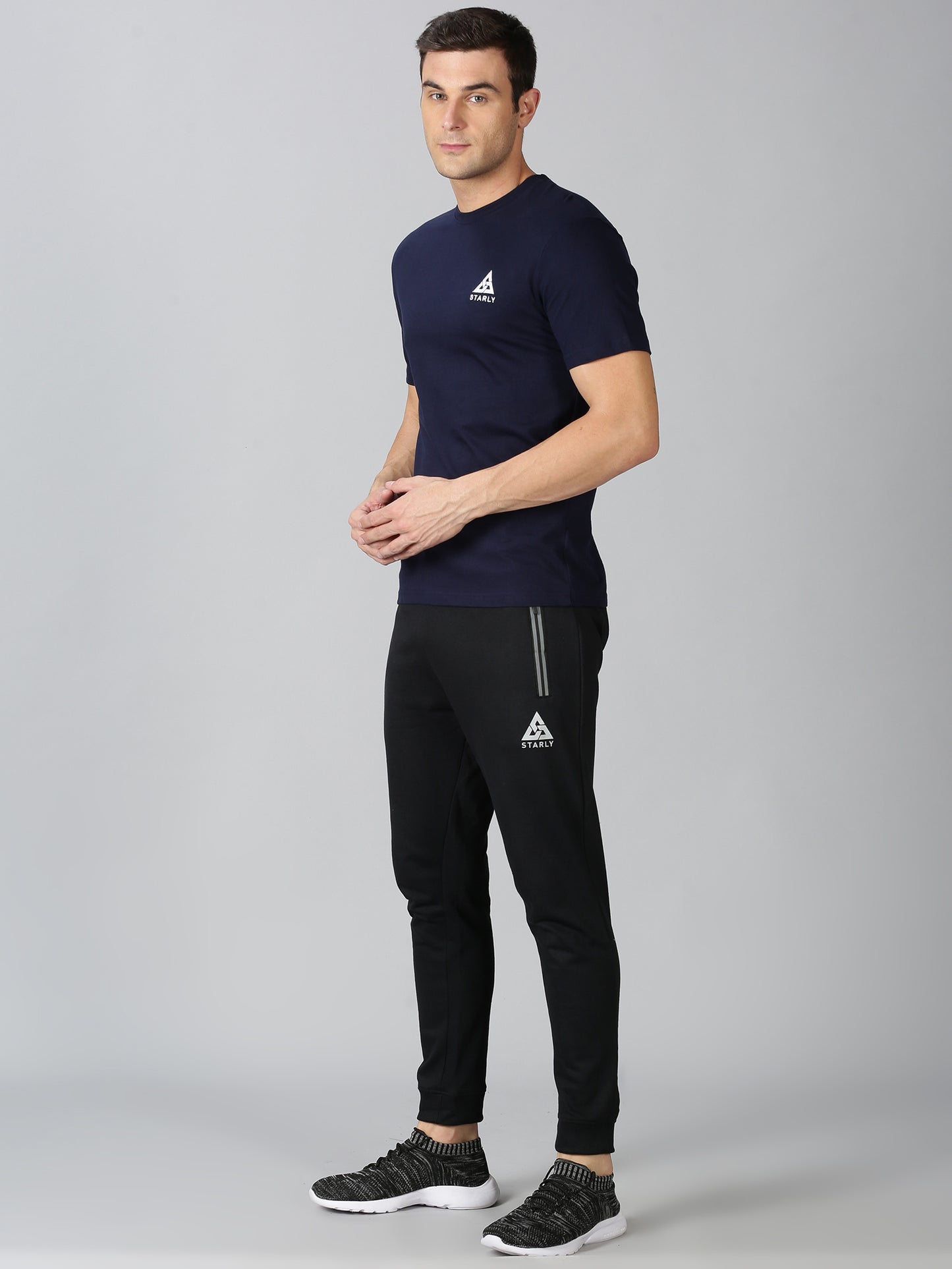Navy-Blue Black Co-Ords