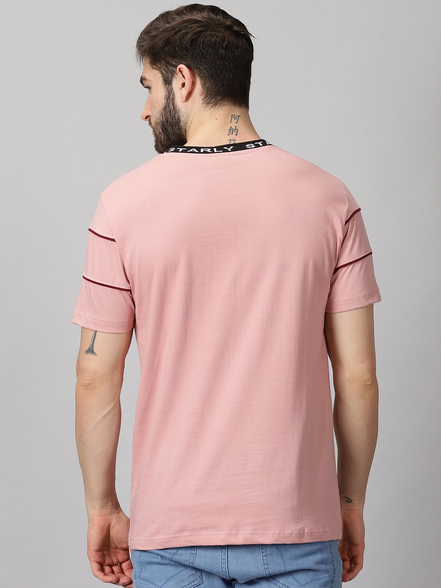 Piping Peach T-Shirt