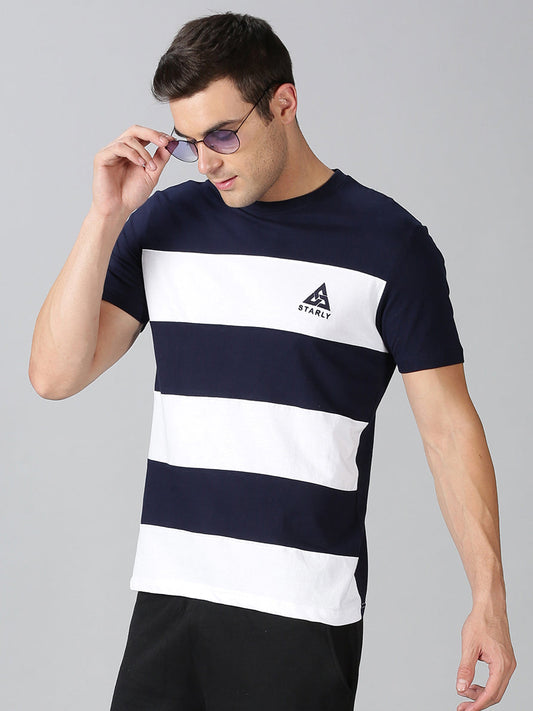 Men's Half Sleeve T-Shirt : Navy Blue