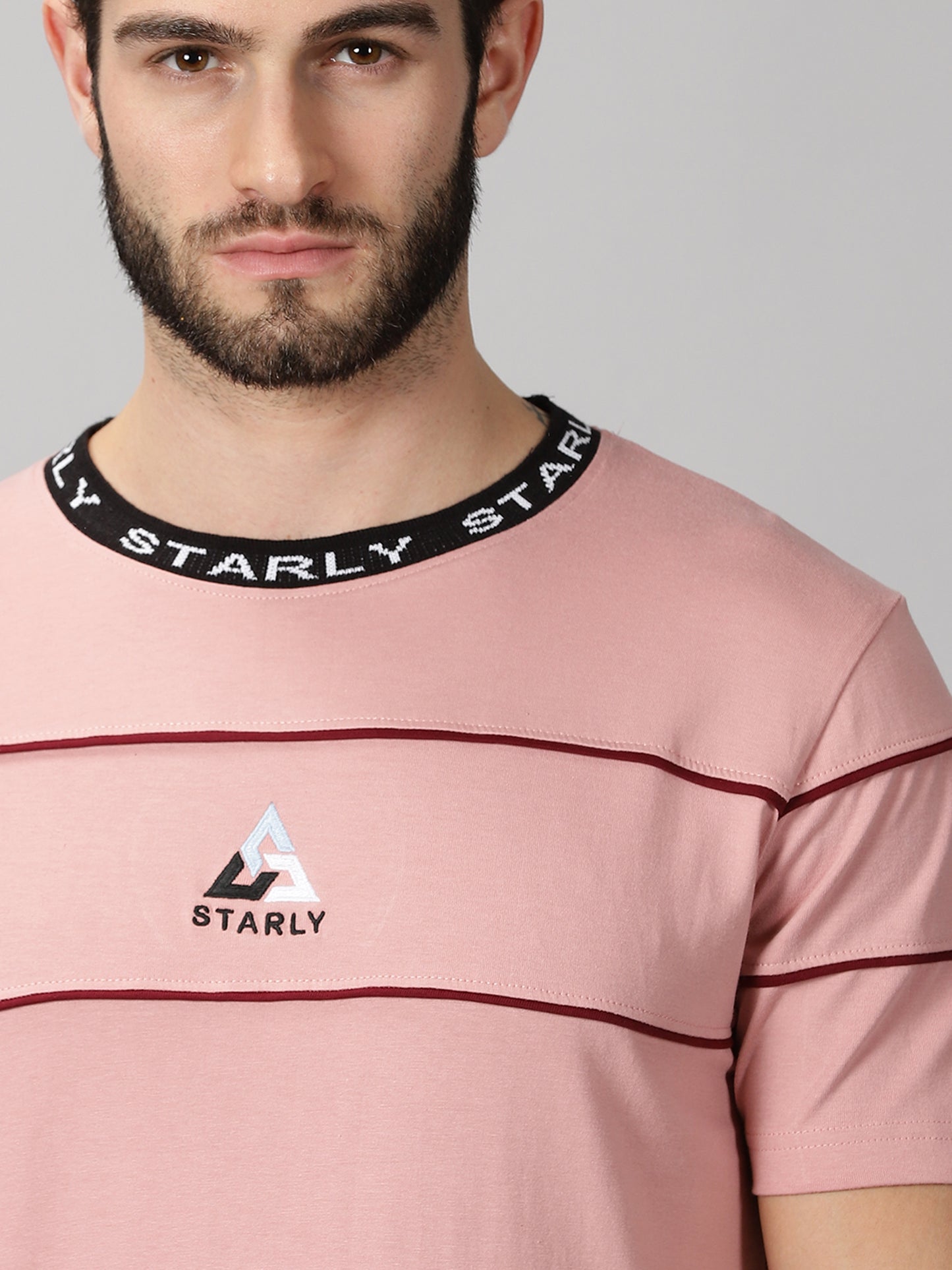Piping Peach T-Shirt