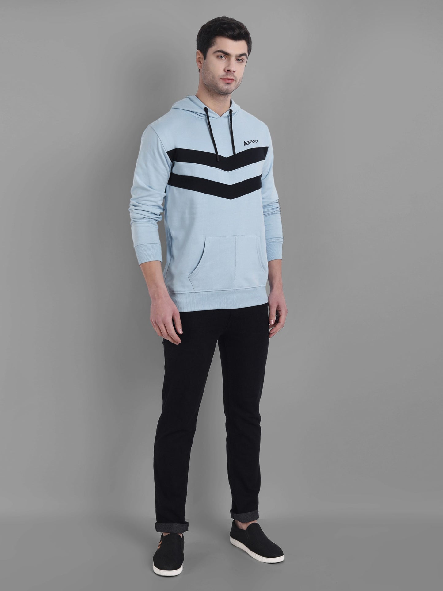 Comfort in Our Sky-Blue Hoodies