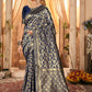NEVY BLUE ZARI WORK BANARASI SAREE