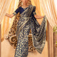 NEVY BLUE ZARI WORK BANARASI SAREE