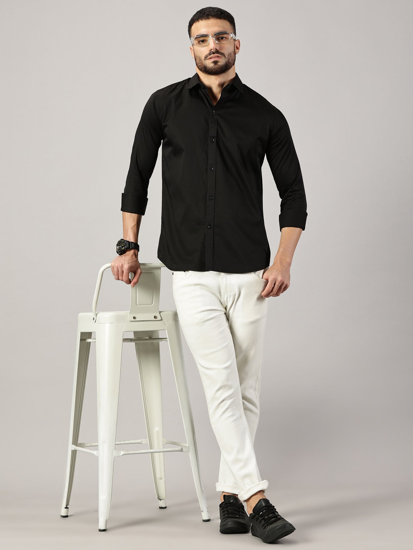 STARY Men's Premium Cotton Shirt