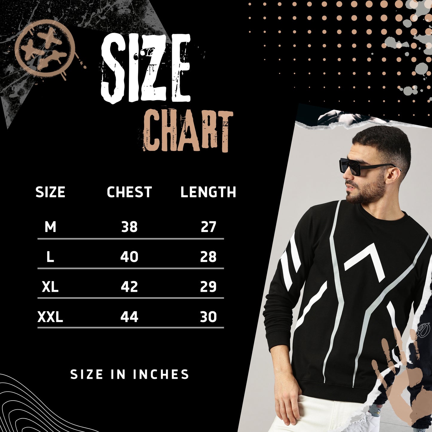 Men's fashion sweatshirt