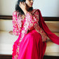 INDO-WESTERN DRAPE SAREE