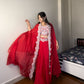 Georgette Blouse, Skirt & Koti Set with Sequins & Diamond Work