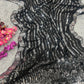Black Georgette made Saree with Heavy Sequence Embroidery Work