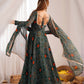 New Designer Bandhej Gowns & Dressess & Dresses Set – Pure Soft Chiffon Anarkali with Dupatta and Pant