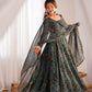 New Designer Bandhej Gowns & Dressess & Dresses Set – Pure Soft Chiffon Anarkali with Dupatta and Pant