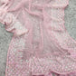 Soft Net Beautiful Sequence Work Light Pink Saree