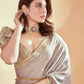Premium Frandy Chiffon with Dual Sequin & Dori Embroidery Wor