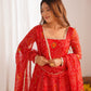 New Designer Bandhej Gowns & Dressess & Dresses Set – Pure Soft Chiffon Anarkali with Dupatta and Pant