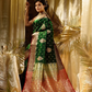 Green Woven Kanjivaram Banarasi Jacquard Sari