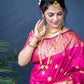 Banarasi Silk Saree in Pink