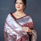 Maroon Soft Silk Maharashtrian Paithani Saree