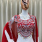 Georgette Blouse, Skirt & Koti Set with Sequins & Diamond Work