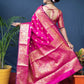 Banarasi Silk Saree in Pink