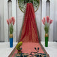 Stunning Red Color Jimmy choo Saree