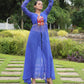 Designer Leheriya Front-Open Kurti with Kutchi Patchwork