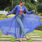 Designer Leheriya Front-Open Kurti with Kutchi Patchwork