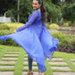 Designer Leheriya Front-Open Kurti with Kutchi Patchwork