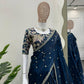 Glamorous Designer Saree in Jimmy Chu Fabric with Thread & Sequin Work