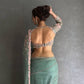 Exquisite Butterfly Net Saree – Intricate Embroidery & Pearl Moti Work