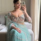 Exquisite Butterfly Net Saree – Intricate Embroidery & Pearl Moti Work