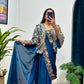 INDO-WESTERN DRAPE SAREE