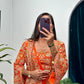 INDO-WESTERN DRAPE SAREE